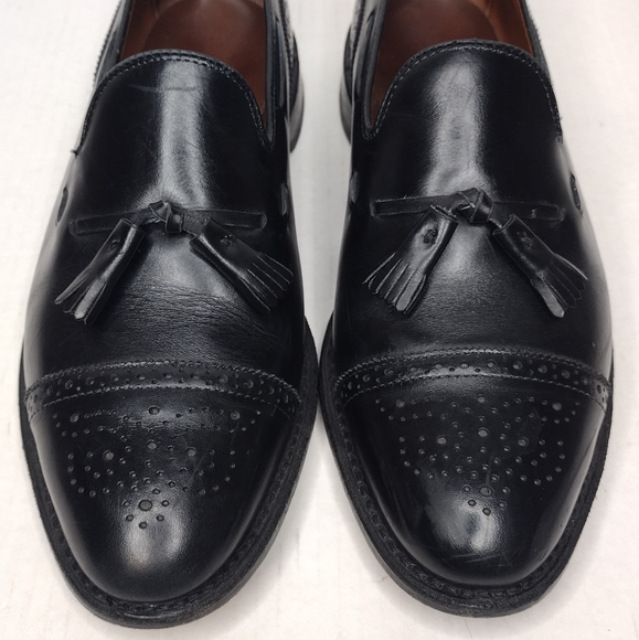 Allen Edmonds Jermyn Men's Leather Slip On Tassel Cap Toe Loafers Shoes Size10.5 - Picture 8 of 15